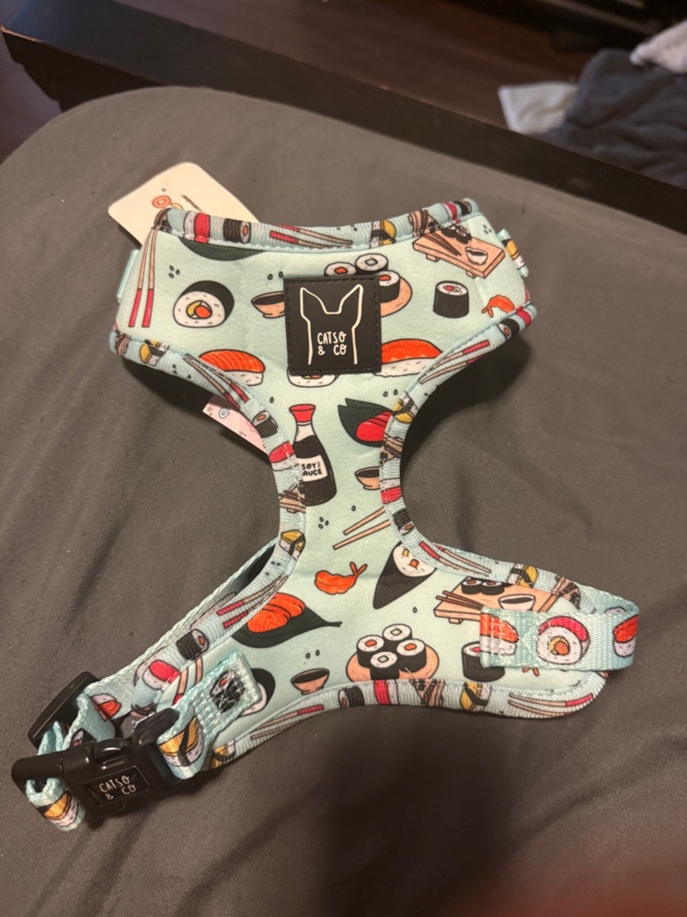 Kids Sushi Print Mint Harness
